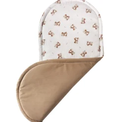 Muślinowy Materac do kokonu XXL - Baby Bear i Toffee Soft Velvet