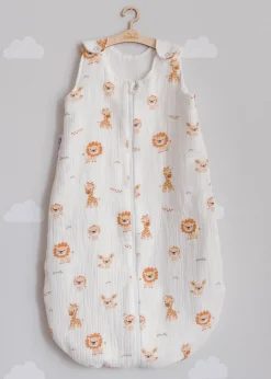 Muślinowy śpiworek do spania 40 x 73 cm - Baby Safari