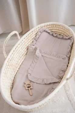 Muślinowy zestaw do wózka - Beige