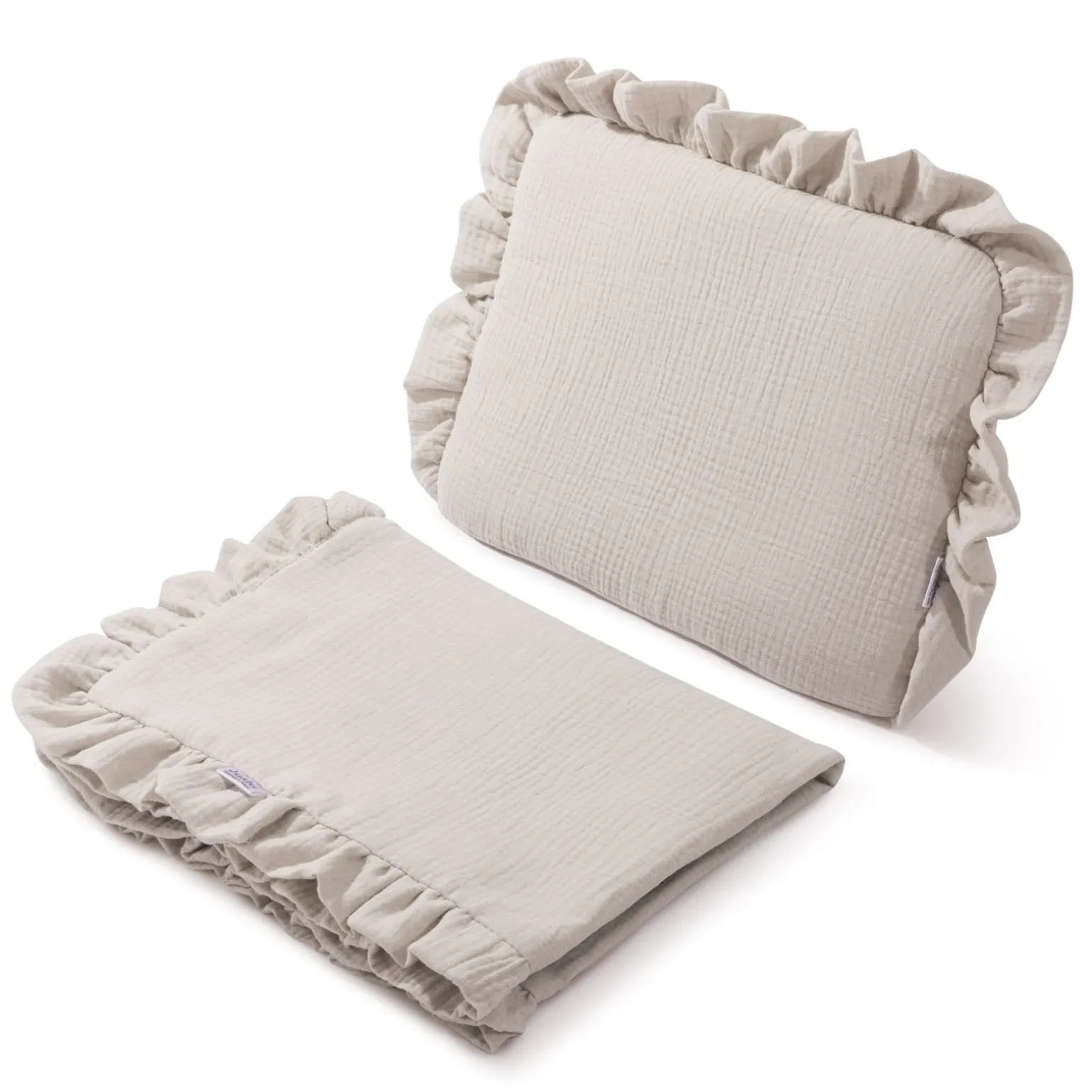 Muślinowy zestaw do wózka - Linen