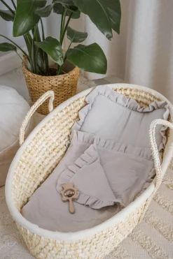 Muślinowy zestaw do wózka - Linen