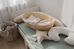 Muślinowy zestaw do wózka - Little Stars i Velvet ecru