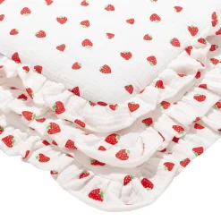 Muślinowy zestaw do wózka - Strawberries