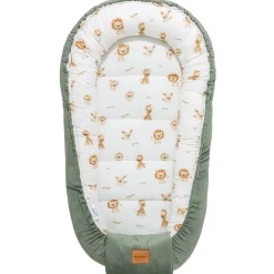 Muślinowy Zestaw 5 elementowy Comfort - Baby Safari i oliwkowy Velvet