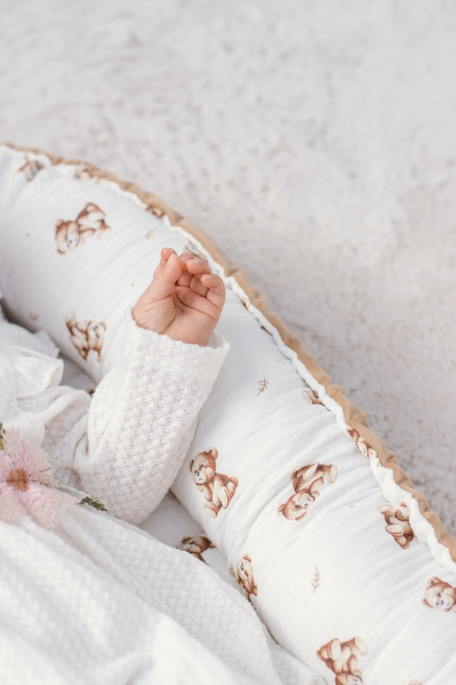 Muślinowy Zestaw 5 elementowy Comfort - Baby Bear i Toffee Soft Velvet