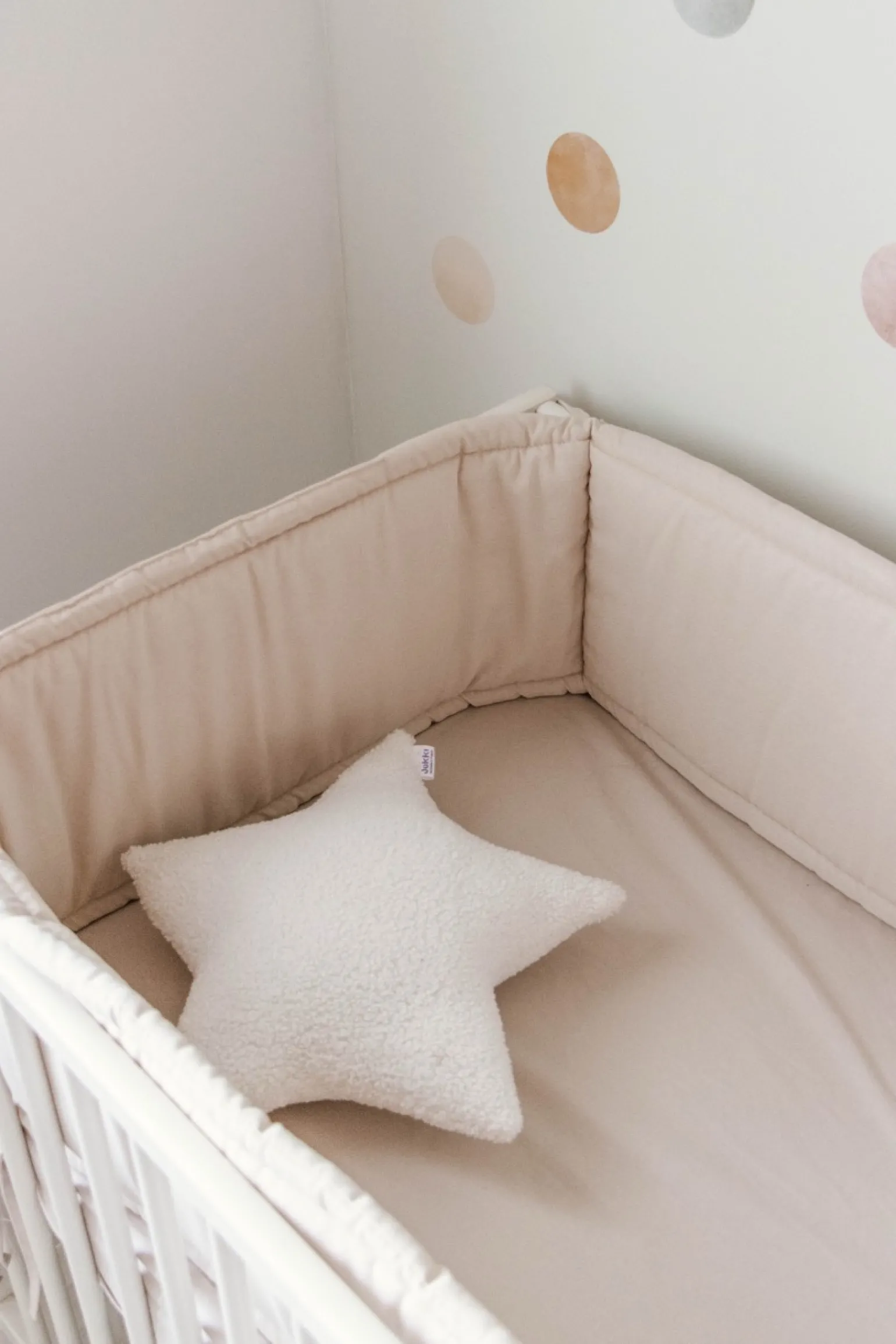 Ochraniacz do łóżeczka - Linen Light PREMIUM