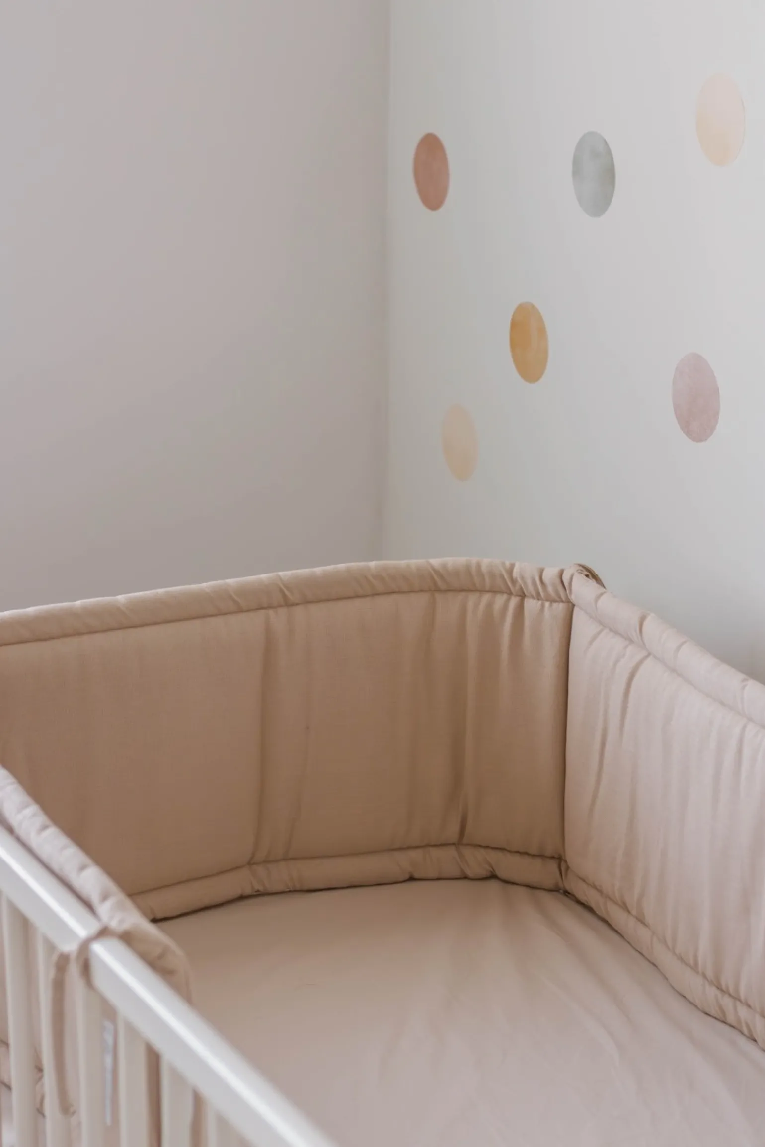 Ochraniacz do łóżeczka - Linen PREMIUM