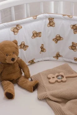 Ochraniacz do łóżeczka - Mr. Teddy i Caramel Velvet