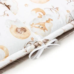 Ochraniacz do łóżeczka - Sweet Teddy i Latte Velvet