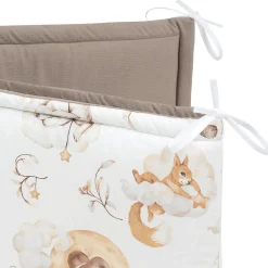 Ochraniacz do łóżeczka - Sweet Teddy i Latte Velvet