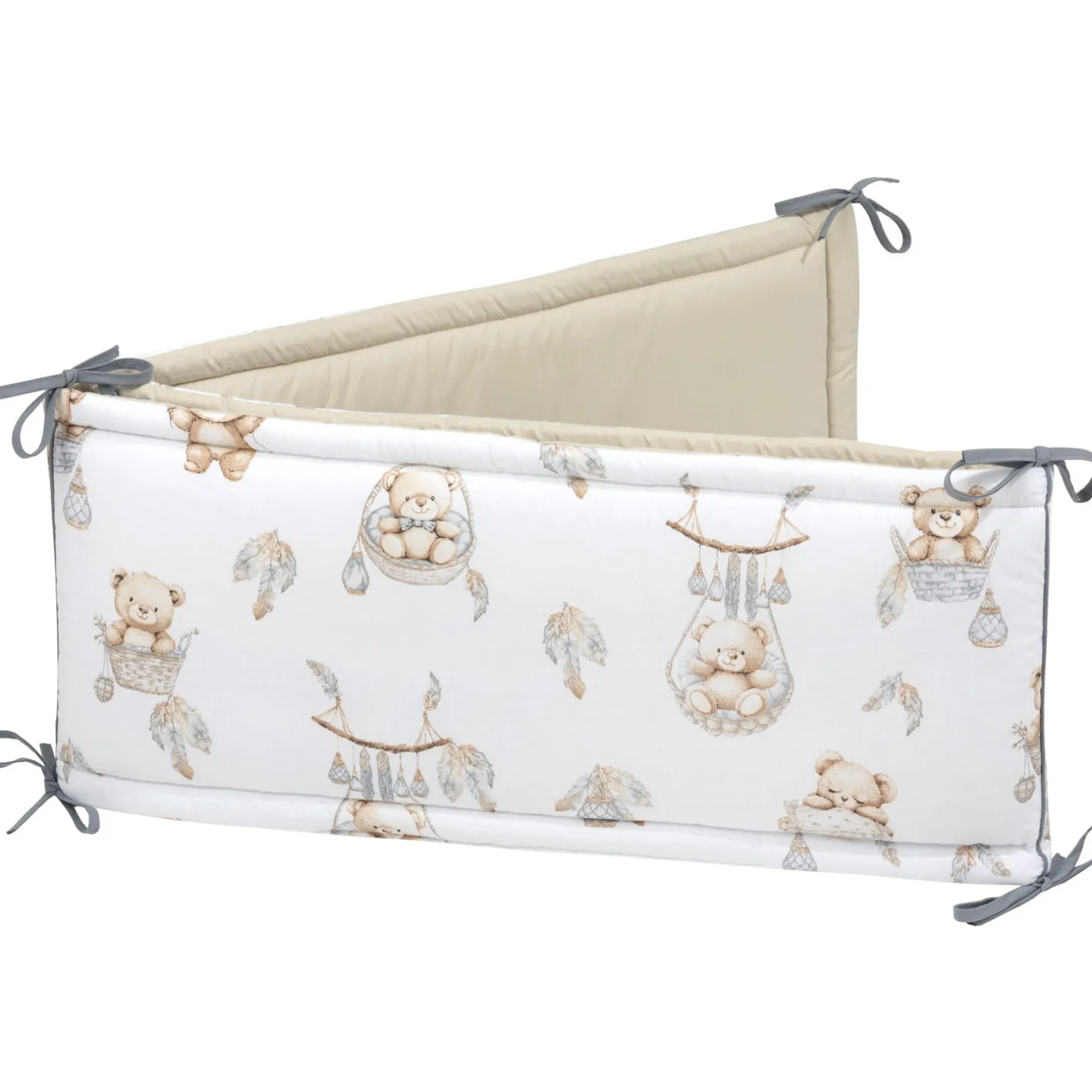 Ochraniacz do łóżeczka XXL -Boho Bears