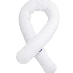 Ochraniacz wałek 180 cm - Białe Minky