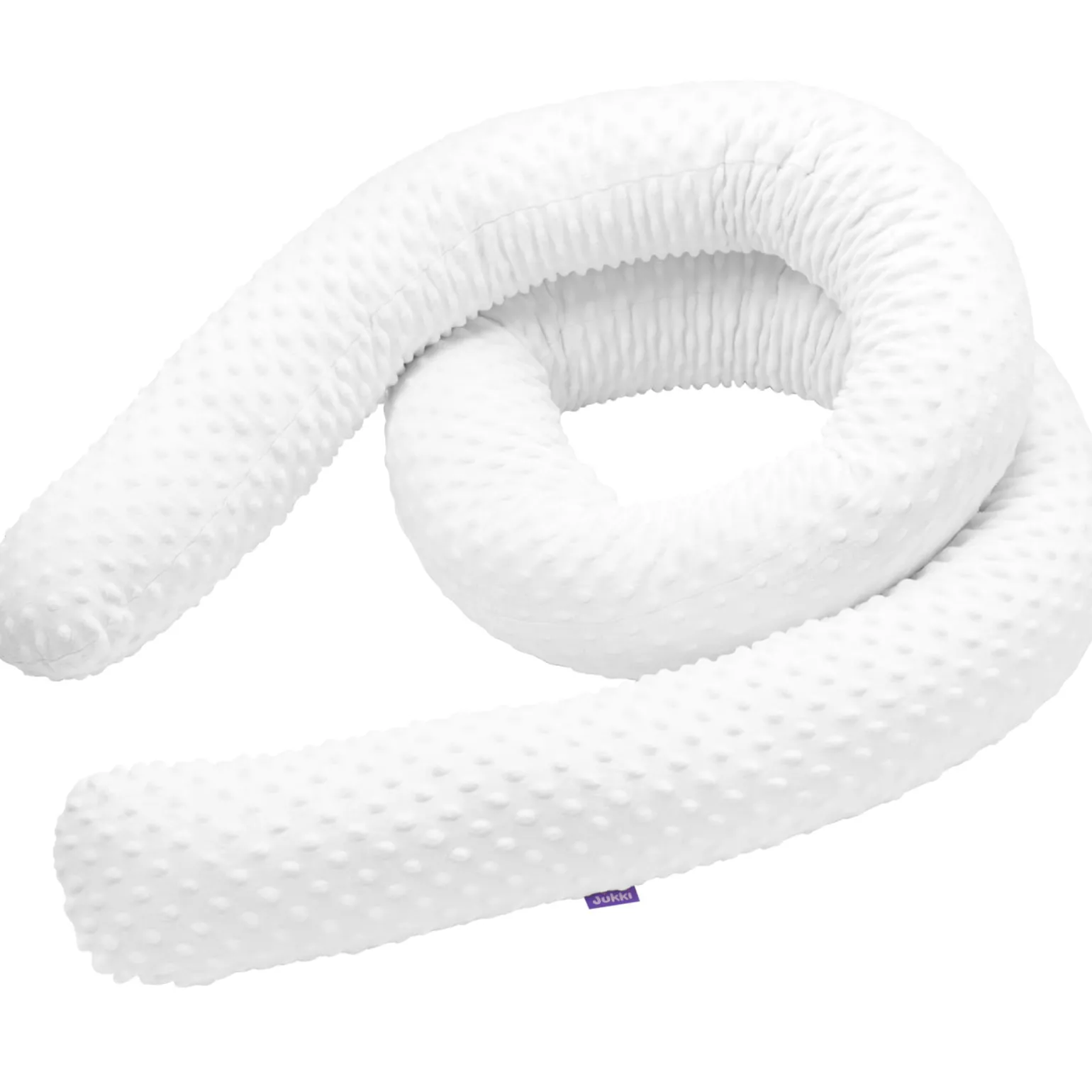 Ochraniacz wałek 300 cm - Białe Minky