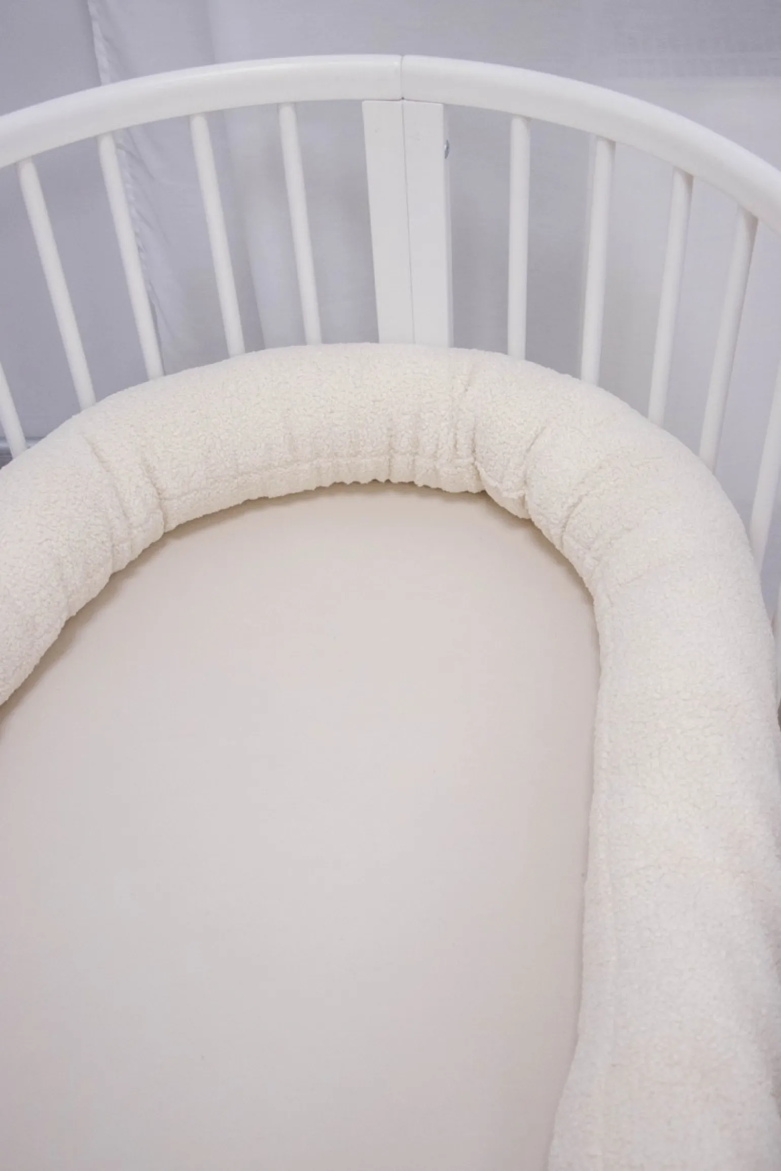 Ochraniacz wałek 300cm Boucle - Ecru
