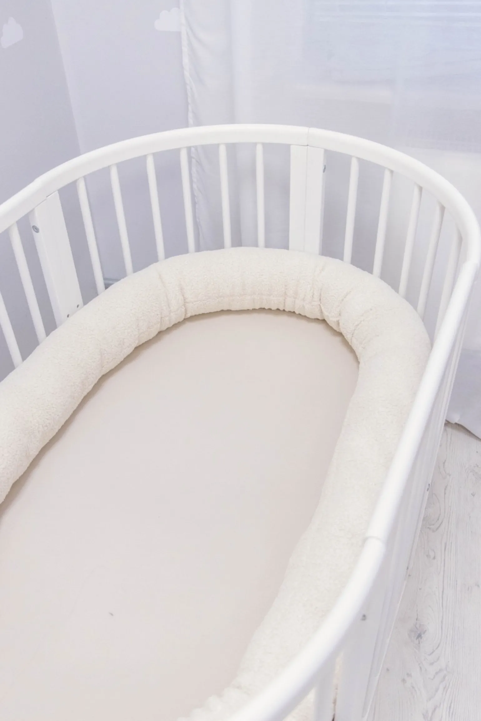 Ochraniacz wałek 300cm Boucle - Ecru