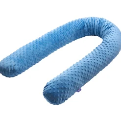Ochraniacz wałek 180 cm - Jeansowe Minky