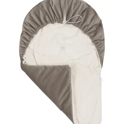 Okrycie, osłonka na nóżki - Plusz ecru i latte Velvet