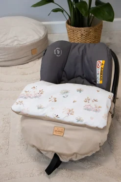 Okrycie, osłonka na nóżki - Swan Family i Cappuccino Soft Velvet
