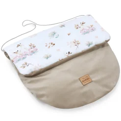Okrycie, osłonka na nóżki - Swan Family i Cappuccino Soft Velvet