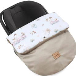 Okrycie, osłonka na nóżki - Swan Family i Cappuccino Soft Velvet