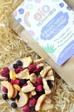 OTO Mix Owoców Liofilizowanych – malina/ borówka/ morela/ ananas