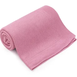 Otulacz bambusowy – kocyk mgiełka – old rose
