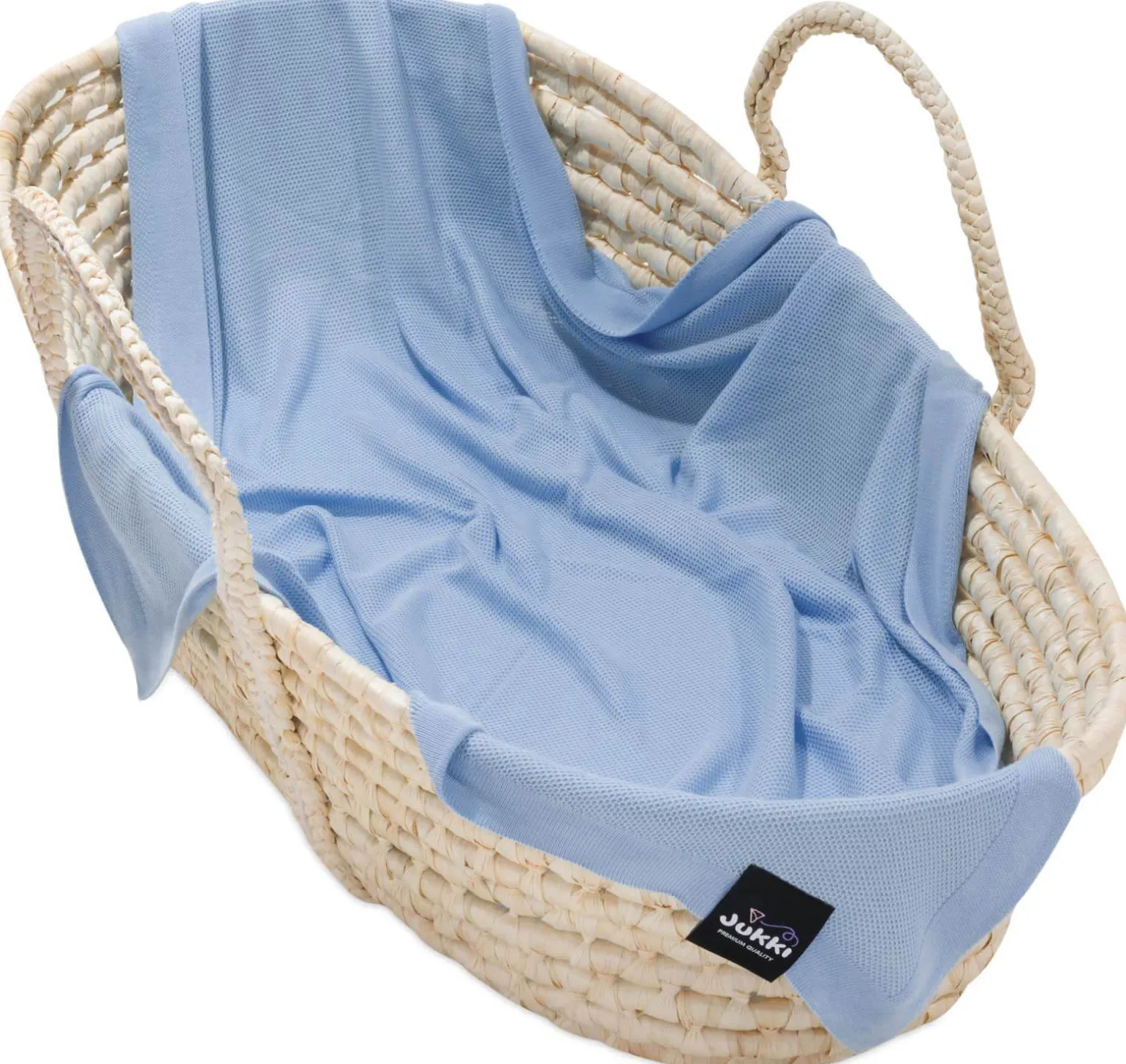 Otulacz bambusowy – kocyk mgiełka – blue