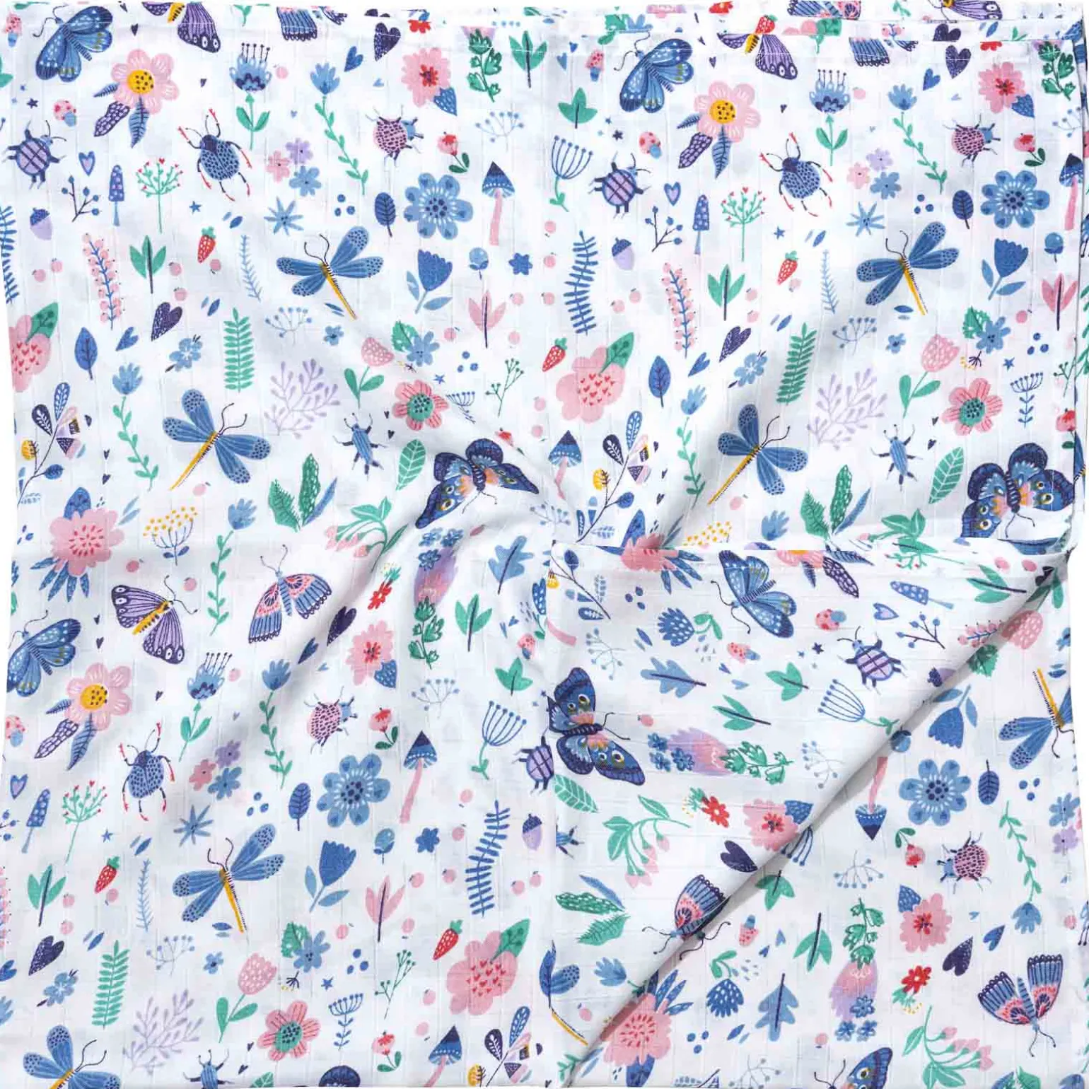 Otulacz, pieluszka muślinowa 120x120cm - Butterfly Dreams