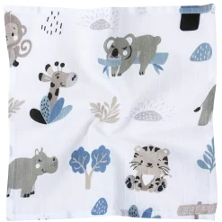 Pieluszki muślinowe 30x30 cm 3pak - Blue Safari