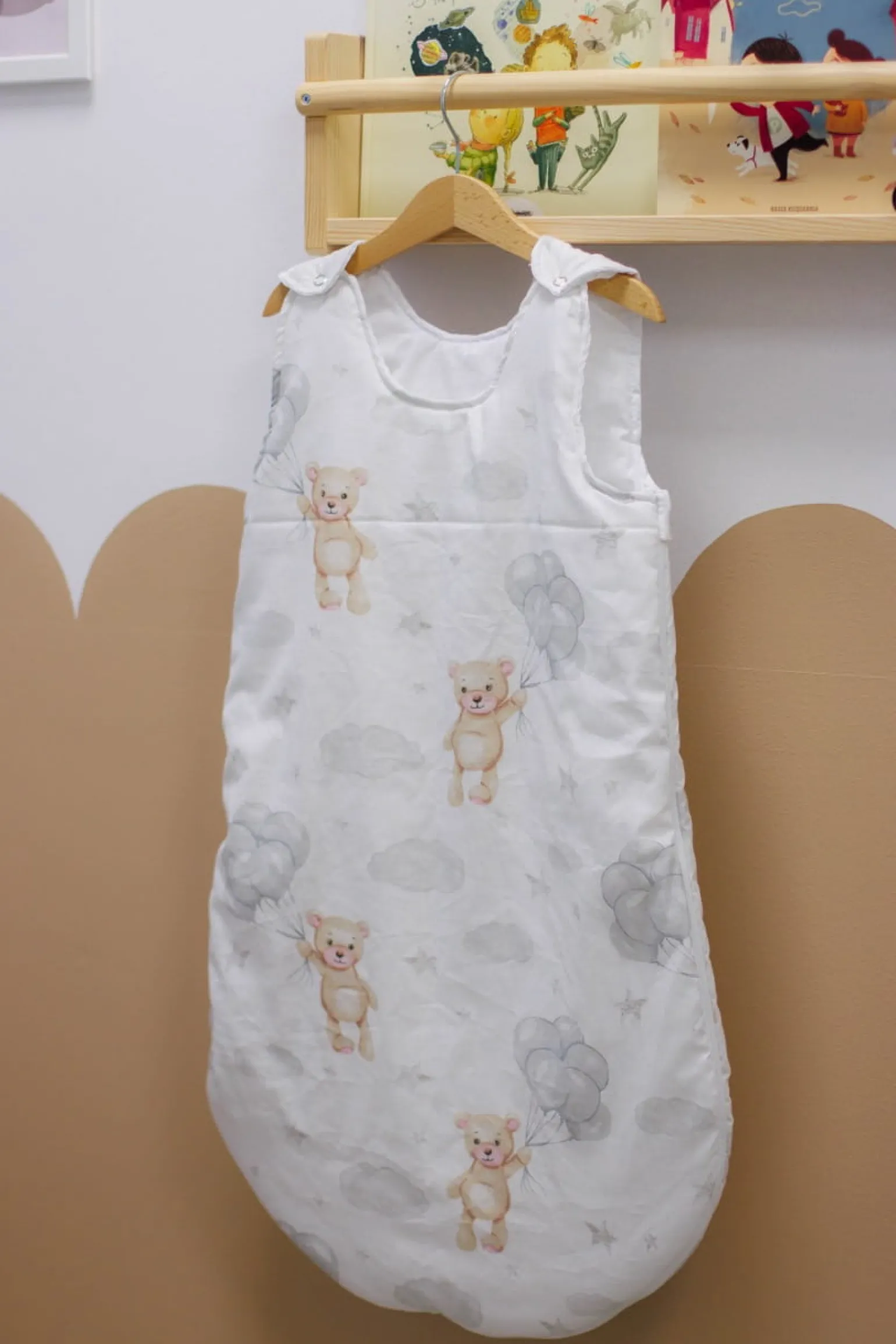 Śpiworek do spania 45 x 75 cm - Cloudy Bears