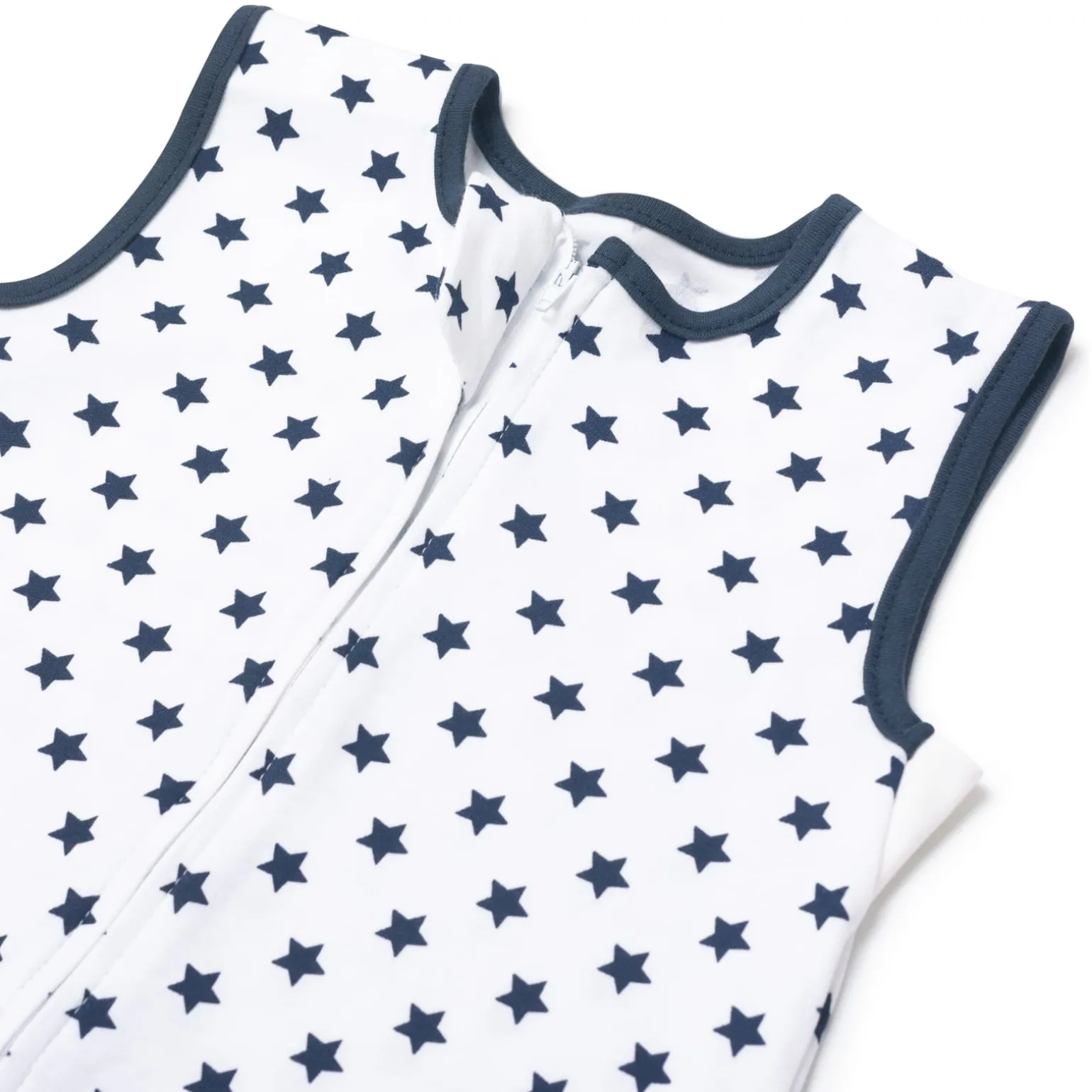 Śpiworek dzianinowy z nogawkami - Navy Blue Stars