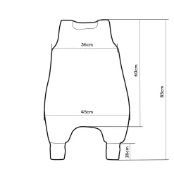 Śpiworek dziecięcy XL - ocieplany z nogawkami - Boho Bears