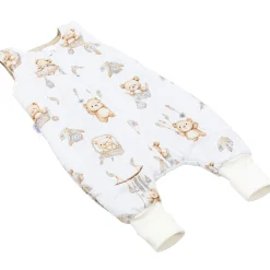 Śpiworek dziecięcy XL - ocieplany z nogawkami - Boho Bears