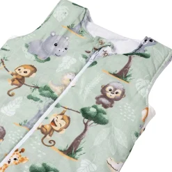 Śpiworek dziecięcy XL - ocieplany z nogawkami - Tropical Animals
