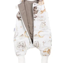 Śpiworek dziecięcy XL - ocieplany z nogawkami - Sweet Teddy