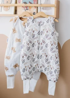 Śpiworek dziecięcy XL - ocieplany z nogawkami - Boho Garden