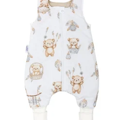 Śpiworek niemowlęcy - ocieplany z nogawkami - Boho Bears