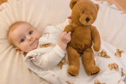 Śpiworek niemowlęcy - ocieplany z nogawkami - Mr. Teddy