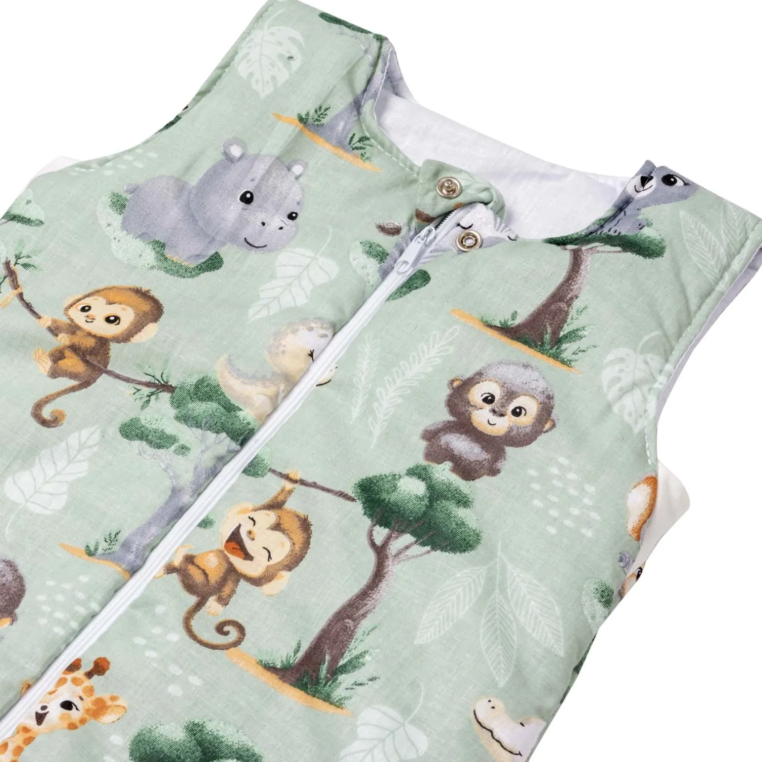 Śpiworek niemowlęcy - ocieplany z nogawkami - Tropical Animals