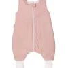 Śpiworek niemowlęcy - ocieplany z nogawkami - Pastel Pink