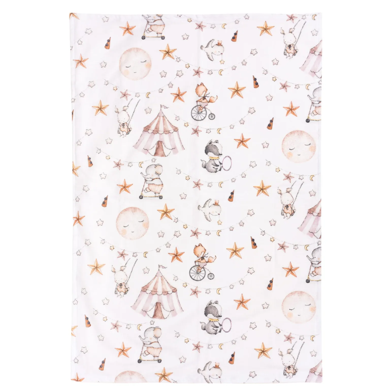Podkład wodoodporny / pieluszka flanelowa z ceratką 75 x 50 cm - Candy Circus