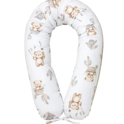 Poduszka ciążowa - Boho Bears i Cappuccino Soft Velvet