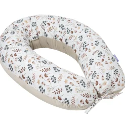 Poduszka ciążowa - Boho Garden i ecru Velvet