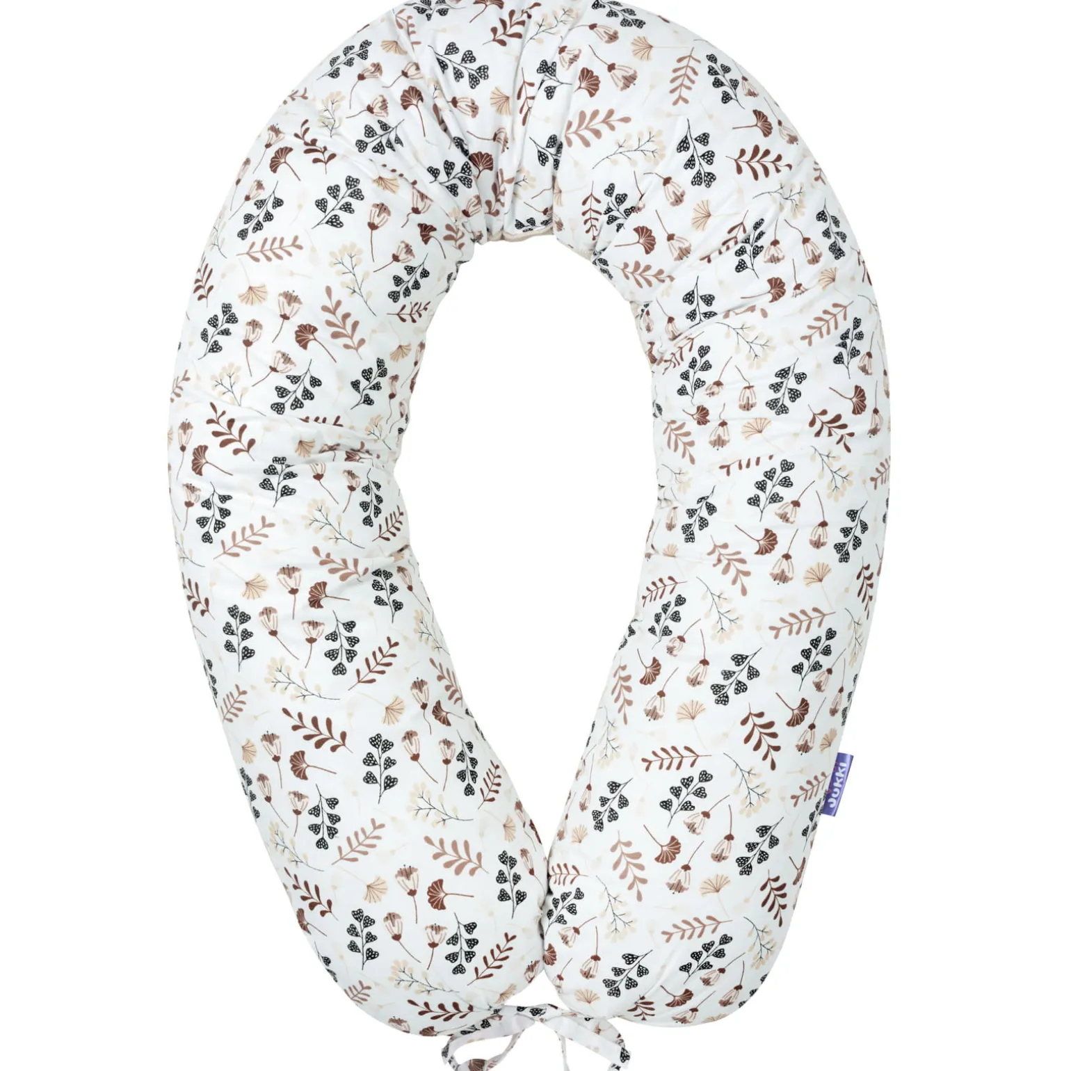 Poduszka ciążowa - Boho Garden i ecru Velvet