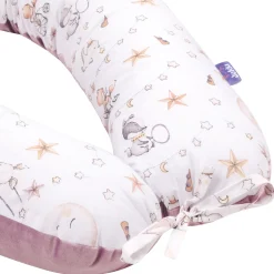 Poduszka ciążowa - Candy Circus i wrzosowy Soft Velvet