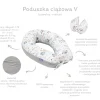 Poduszka ciążowa - Cloudy Bears i szary Velvet