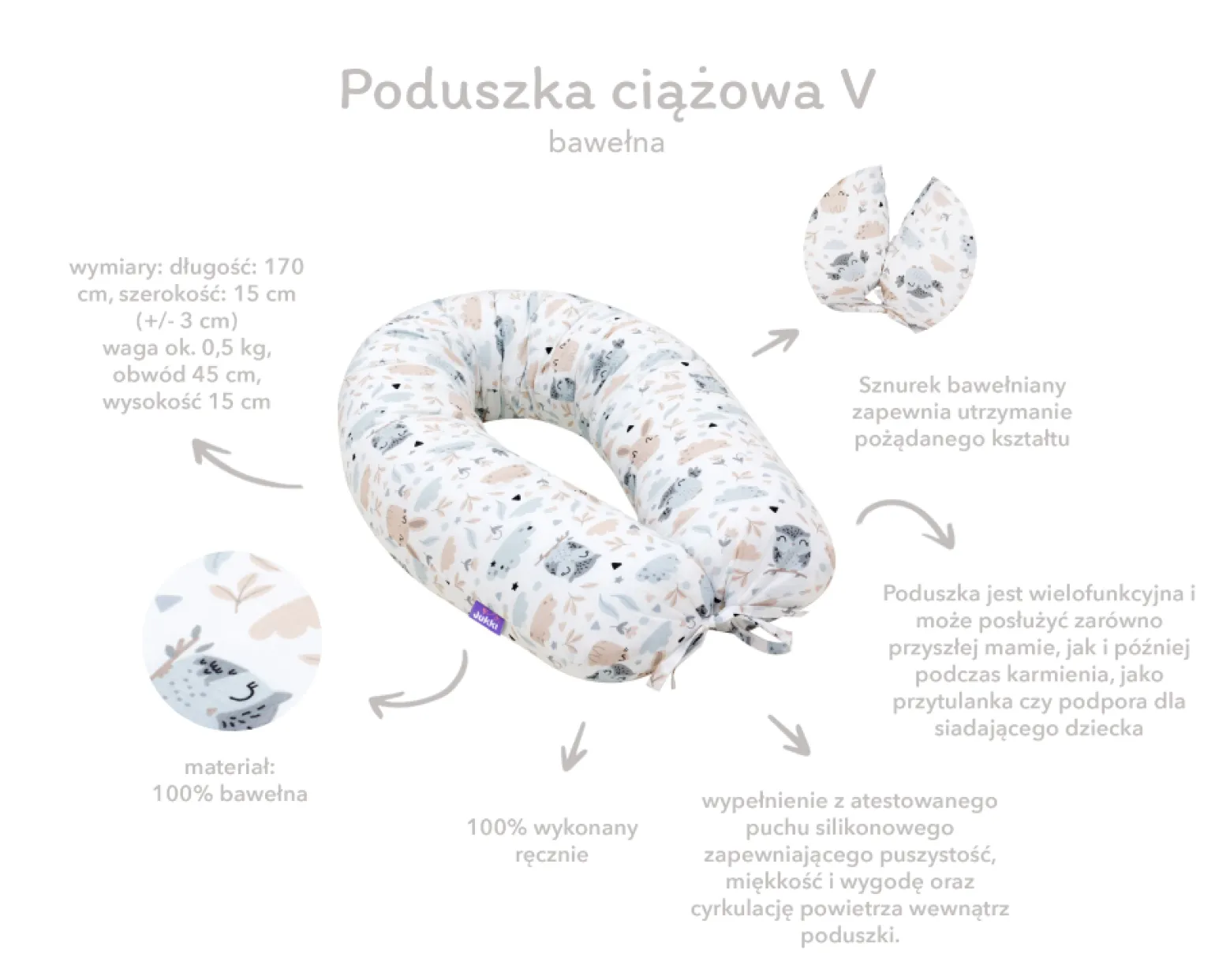 Poduszka ciążowa - Little Fairy