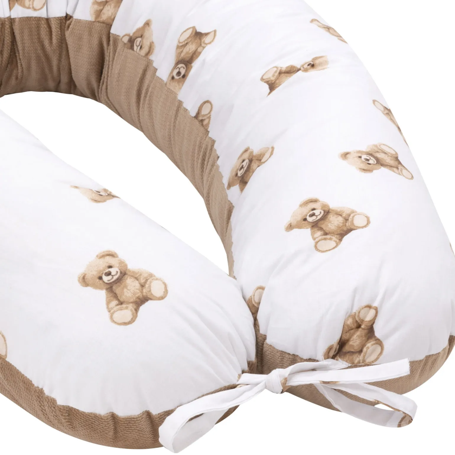 Poduszka ciążowa - Mr. Teddy i Caramel Velvet