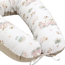 Poduszka ciążowa - Swan Family i Cappuccino Soft Velvet