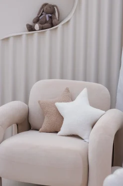 Poduszka gwiazdka Boucle - Beige